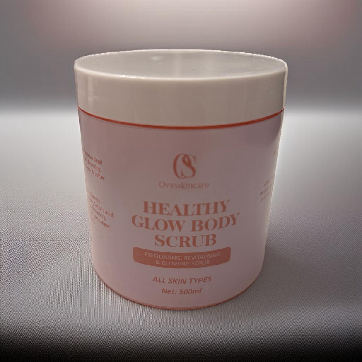 Healthy glow sugar scrub