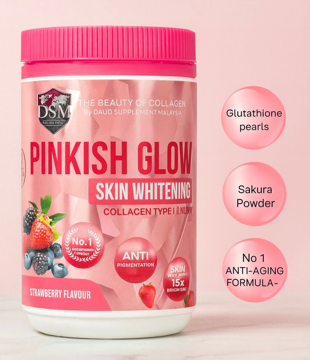 Pinkish glow