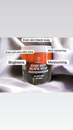 Even skin black soap