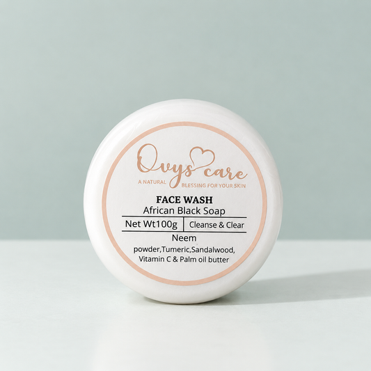 Glowing face soap