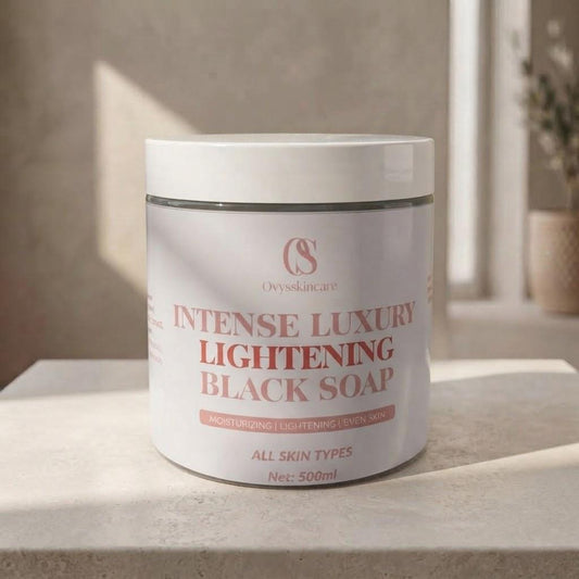 Luxury white lightening Black Soap