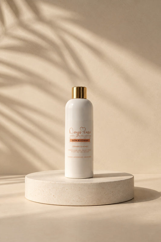 Glow body wash for dark, caramel and chocolate skin tone
