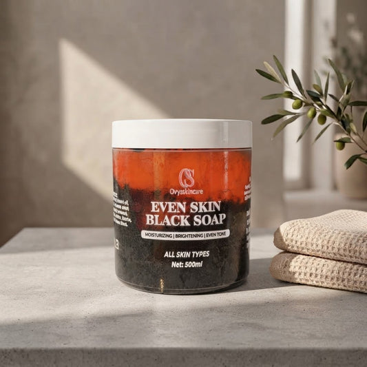 Even skin black soap