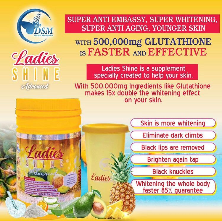 Ladies shine skin food